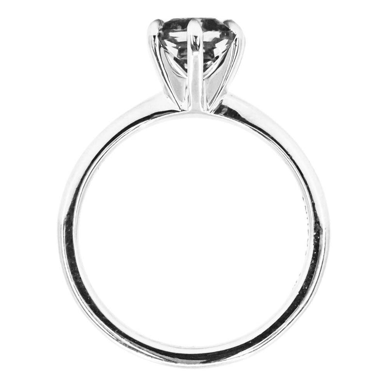 Buy 6 Prong Setting Plain Engagement Ring Online US - Diamonds Factory